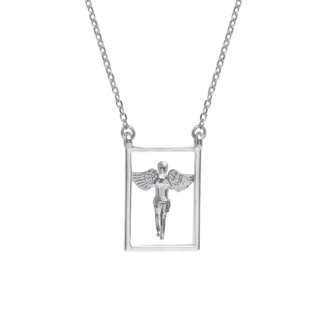 DUEROS Guardian Angel Necklace 925 Sterling Silver