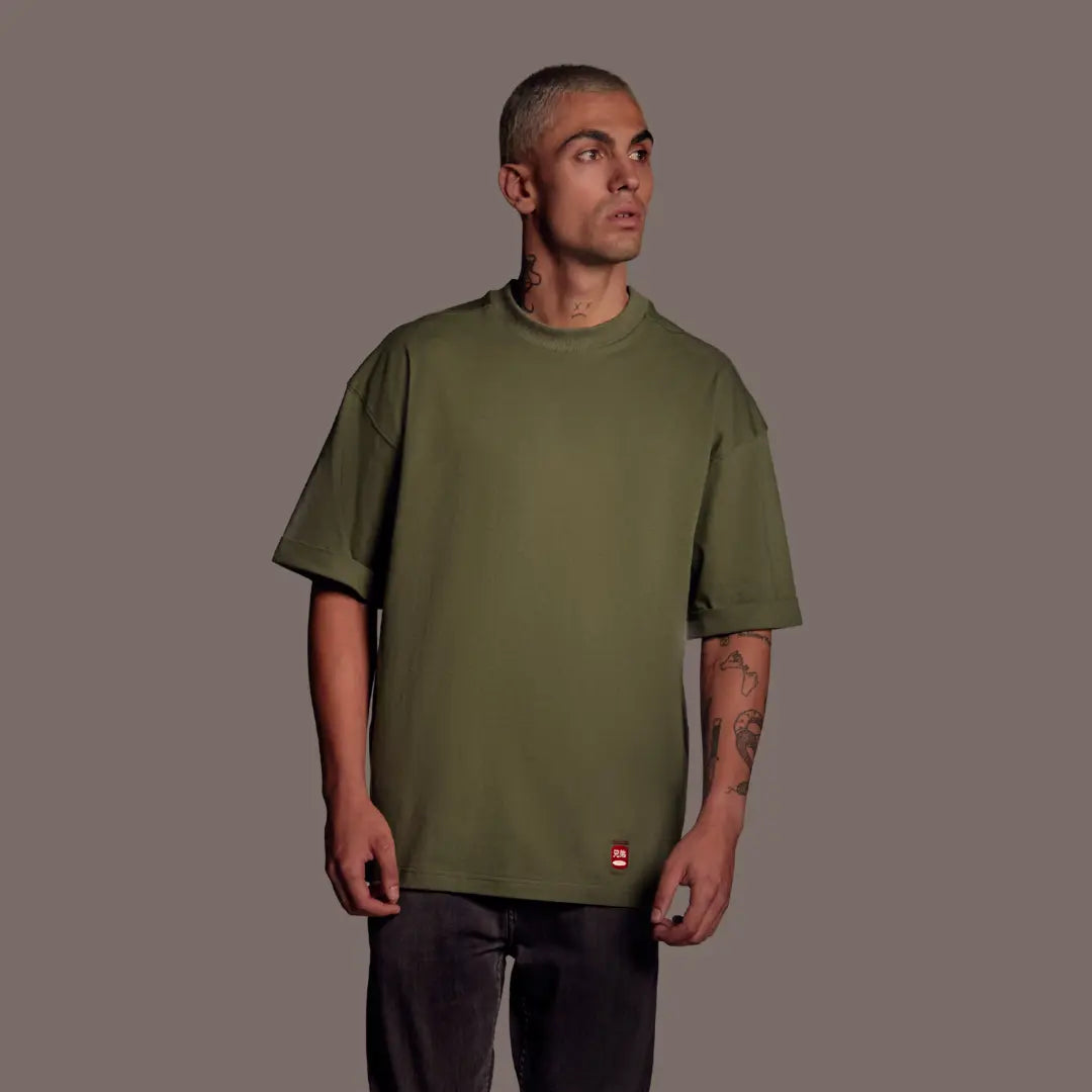 Oversized Reversed Sleeves T-shirt