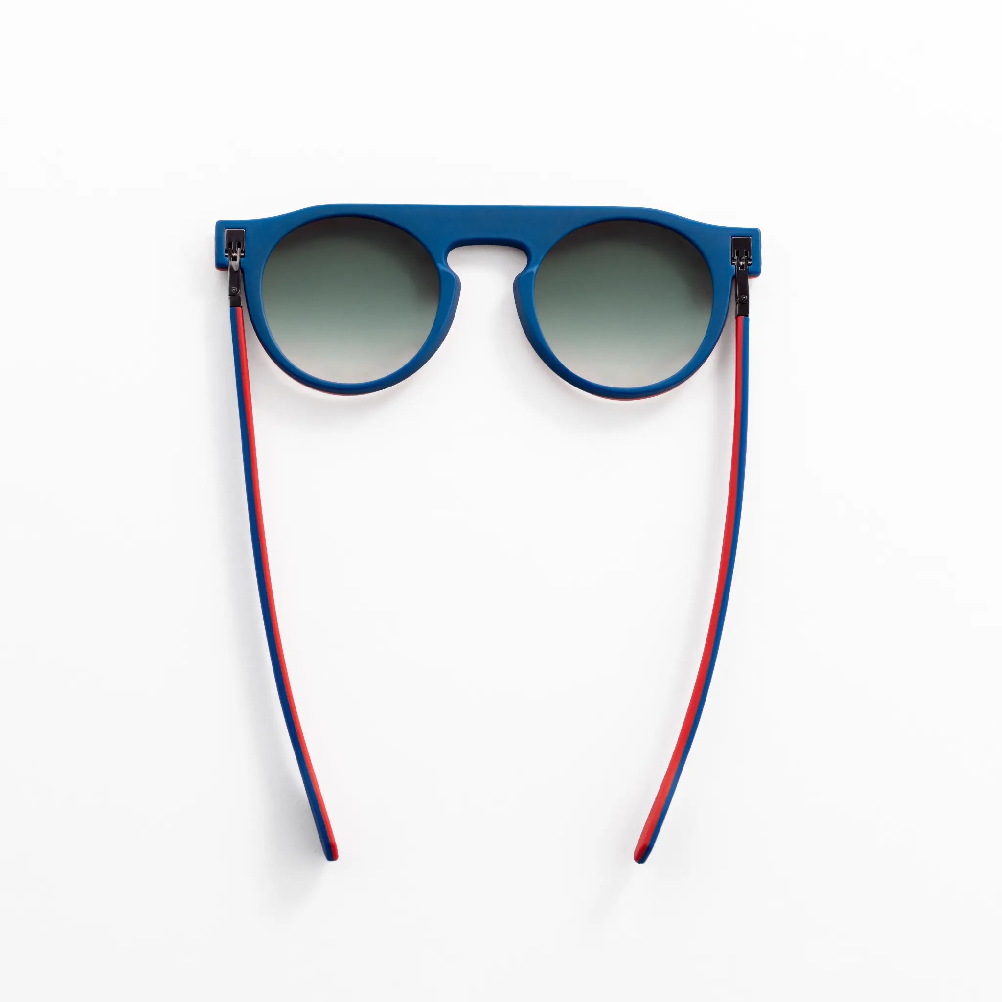 Reverso sunglasses blue & red reversible & ultra light top view