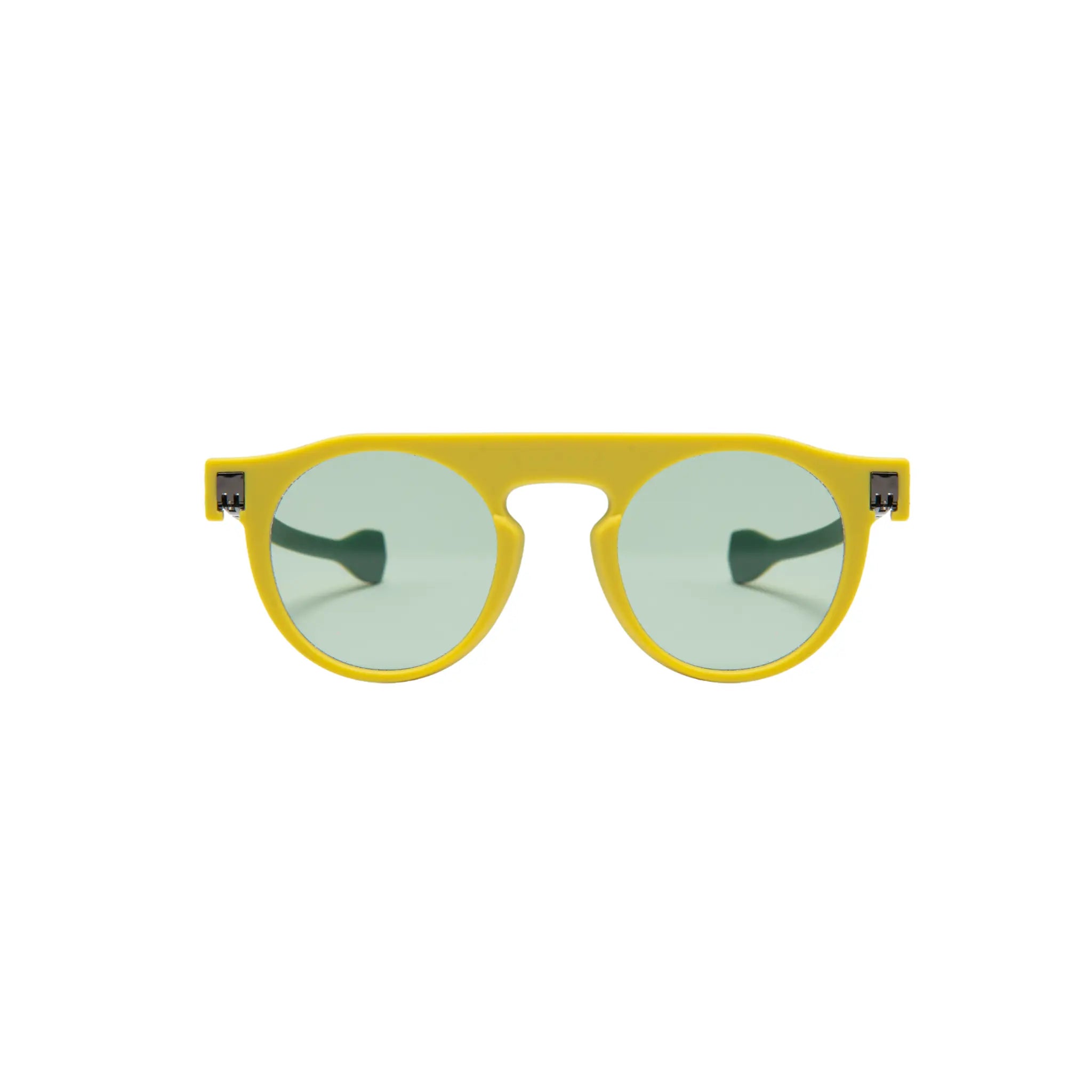 Reverso sunglasses green & yellow reversible & ultra light front view 1