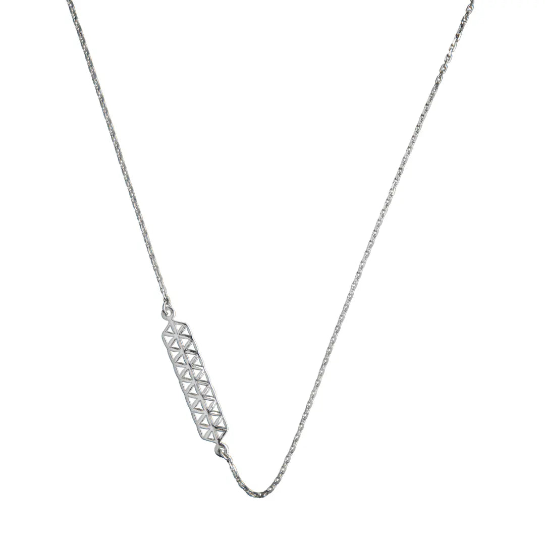 Dueros Flower of Life Necklace Sterling Silver for men and women