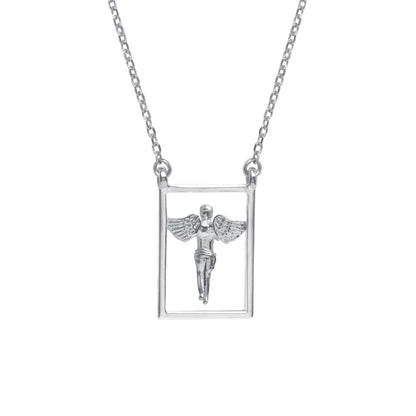 DUEROS Guardian Angel Necklace 925 Sterling Silver