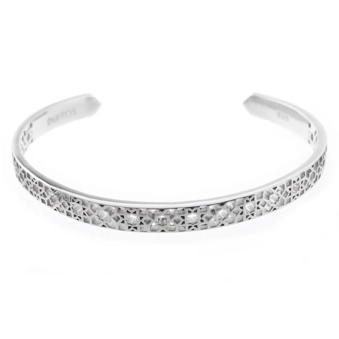 DUEROS Mosaic Bangle 925 Sterling Silver