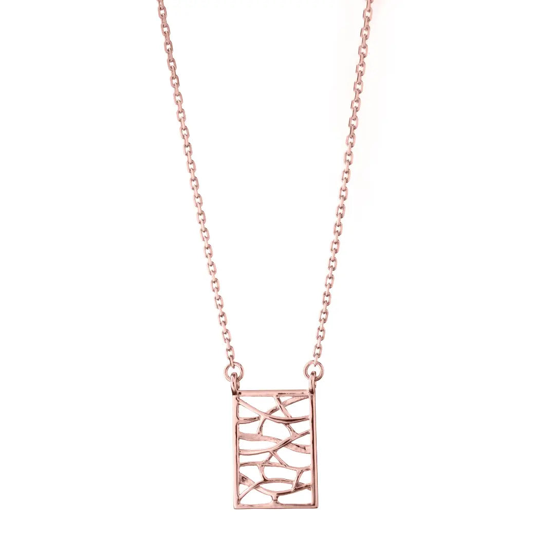 Dueros Balance Necklace 18K Rose Gold Plated for men and women