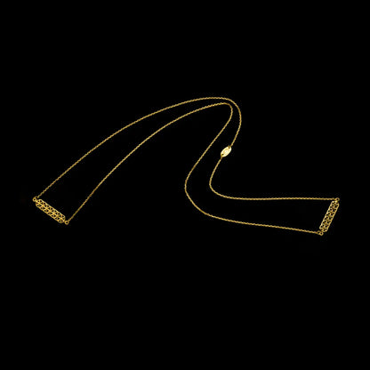 Dueros Flower of Life Necklace 18K Yellow Gold Plated for men and women